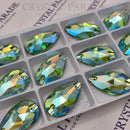 Zodiac Crystal Peardrop Sew on Stone - Peridot Shimmer