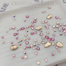 Preciosa Crystal Mix Pack of 100 - Pink Champagne