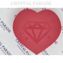 Heart Shaped Flipper Sorting Trays / Crystal Storage Containers