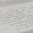 Zodiac Crystals Mixed Sizes Pack of 200 - Pink Green Aurora