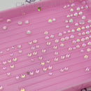 Zodiac Crystals Mixed Sizes Pack of 200 - Pink Green Aurora