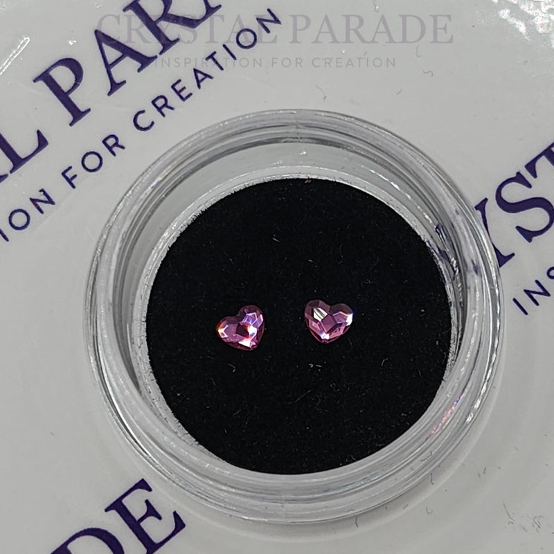 Crystal Parade Tooth Gem Kit - Pink Swarovski Hearts x2