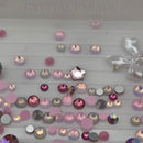 Swarovski & Zodiac 3D Crystal Mix - Pack of 130 - Pinky Promise