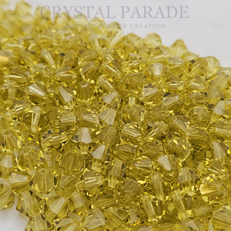 Preciosa Bicone Bead Acid Yellow