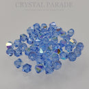 Preciosa Bicone Bead Light Sapphire AB