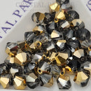 Preciosa Bicone Bead Aurum Half