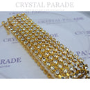 PreciosaMaxima Cupchain Gold Setting - Clear SS12 (3.2mm) 1 Metre