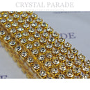PreciosaMaxima Cupchain Gold Setting - Clear SS12 (3.2mm) 1 Metre