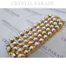 Preciosa Cupchain Gold Setting - AB SS34 (7mm)- 1 Metre