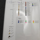 Preciosa Sample Card - Flatback Rhinestone Crystals