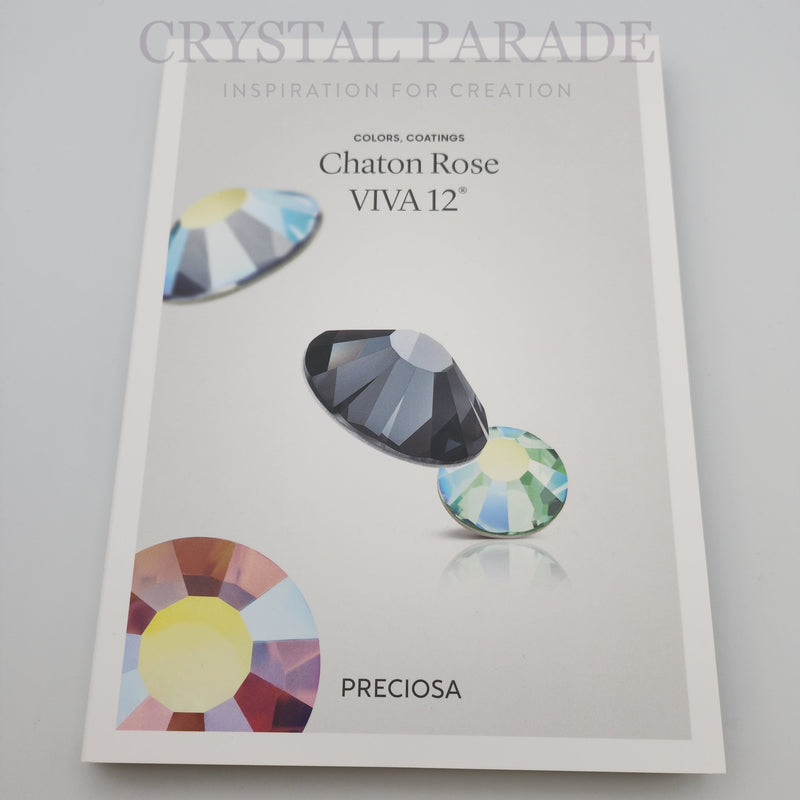 Preciosa Sample Card - Flatback Rhinestone Crystals