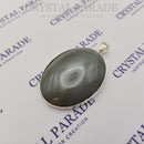 Preciosa Oval Cabochon - Grey (03808)