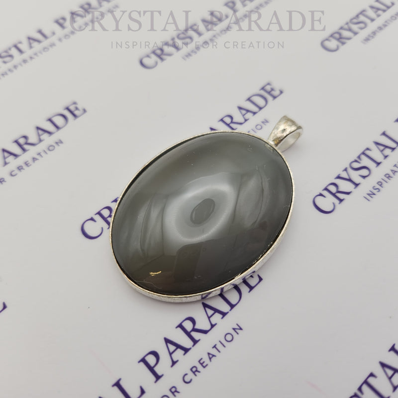 Preciosa Oval Cabochon - Grey (03808)