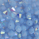 Preciosa Bicone Bead Light Sapphire Opal AB