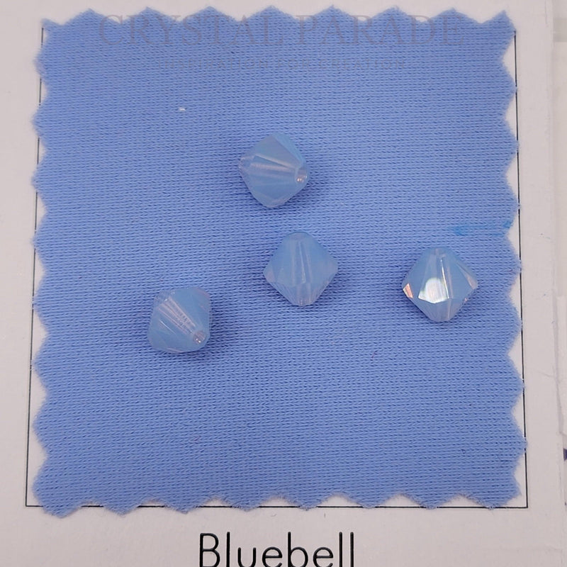 Preciosa Bicone Bead Light Sapphire Opal AB