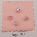 Preciosa Bicone Bead Rose Opal AB