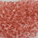Preciosa Bicone Bead Rose Peach
