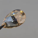 Zodiac Crystal Peardrop Sew on Stone - Golden Shadow