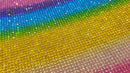 Self Adhesive Rhinestone Sheet SS8 (2.7mm) Rainbow - 24cm x 39cm