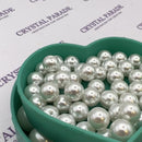 Preciosa Vintage Round Pearls - Optic White