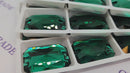 Zodiac Sew on Stone Emerald Cut - Emerald