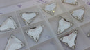 Zodiac Crystal Slim Triangle Sew on Stone - Clear
