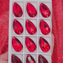 Zodiac Crystal Peardrop Sew on Stone - Light Siam