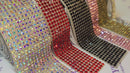 Rolls of Self Adhesive Rhinestones x5 - Various Colours
