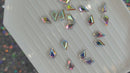Zodiac Crystal Kite Shape 7mm AB - Pack of 20