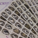 Zodiac Crystal Peardrop Sew on Stone - Black Diamond