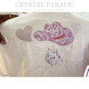 Crystal Parade Pink Shorts Pyjama Set with Cowboy Theme - Medium