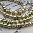 Preciosa Vintage Round Pearls - Ivory