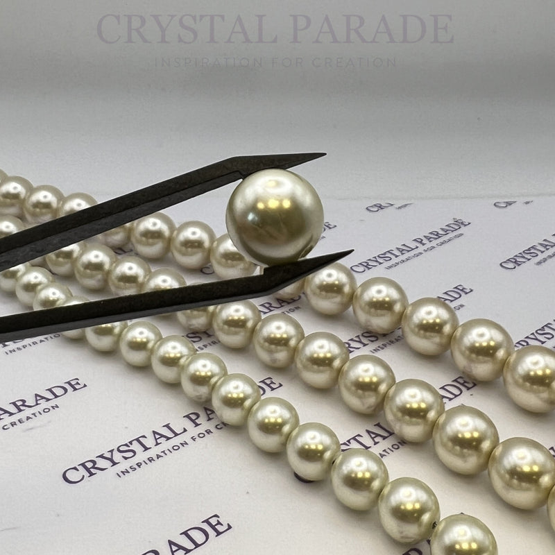 Preciosa Vintage Round Pearls - Ivory