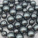 Preciosa Vintage Round Pearls - Dark Grey