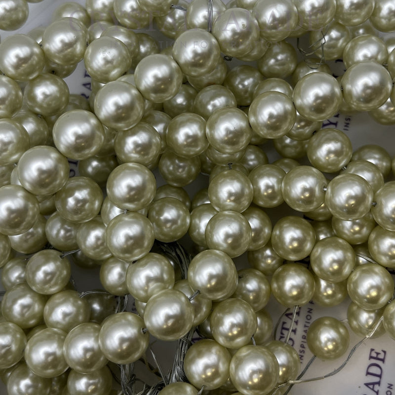 Preciosa Vintage Round Pearls - Vanilla