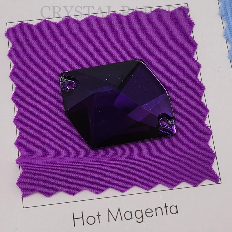 Zodiac Crystal Cosmic Sew on Stone - Pure Purple