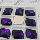 Zodiac Crystal Cosmic Sew on Stone - Pure Purple