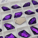 Zodiac Crystal Galactic Sew on Stone - Pure Purple