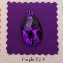 Zodiac Crystal Peardrop Sew on Stone - Pure Purple