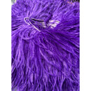 Corded Ostrich Feathers 3ply - Purple 1 metre