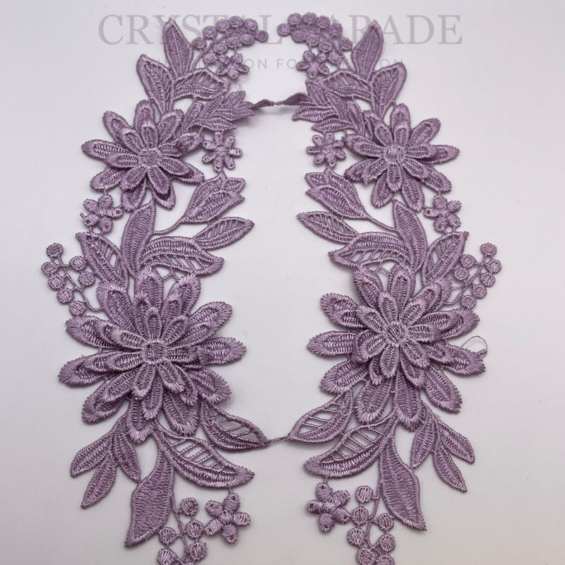 Zodiac Costume Applique Pair - Purple