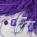 Ostrich Feather Boa 5ply - Purple 1 mtr