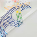 Zodiac Hotfix Crystal Iron on Transfers - Rainbow Anchor