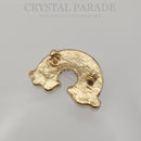 Rainbow Diamante Pin Badge