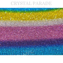 Self Adhesive Rhinestone Sheet SS8 (2.7mm) Rainbow - 24cm x 39cm