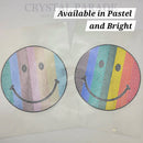 Zodiac Hotfix Crystal Iron on Transfers - Pastel Smiley Face