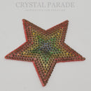 Zodiac Hotfix Crystal Iron on Transfer - Rainbow Star