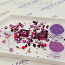 Swarovski and Luna Bumper Mix x225 - Raspberry Kisses + Caviar Beads