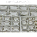 Zodiac Sew on Stone Rectangle - Clear
