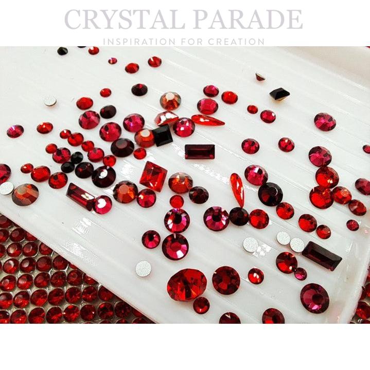 Preciosa & Swarovski Crystal Mix Pack of 100 - Red Hot Devil